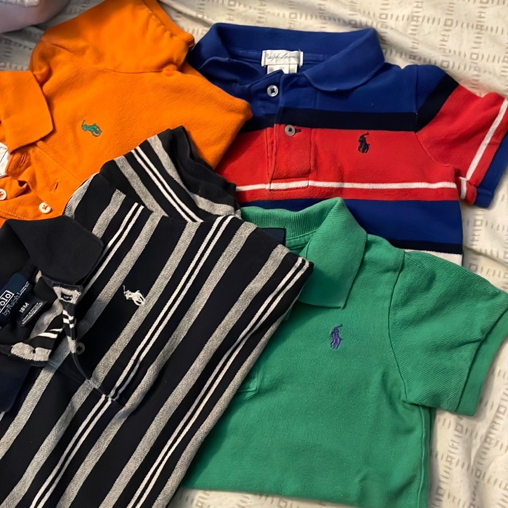 4pc Infant 18 Months Polos Ralph Lauren
